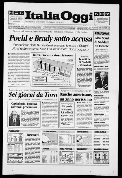 Italia oggi : quotidiano di economia finanza e politica